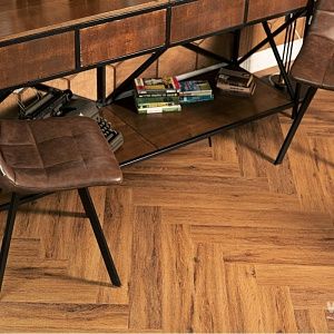 Плитка ПВХ Vinilam Parquet Herringbone 6,5 мм IS11210 Паркет Де Вилль фото 5 | FLOORDEALER